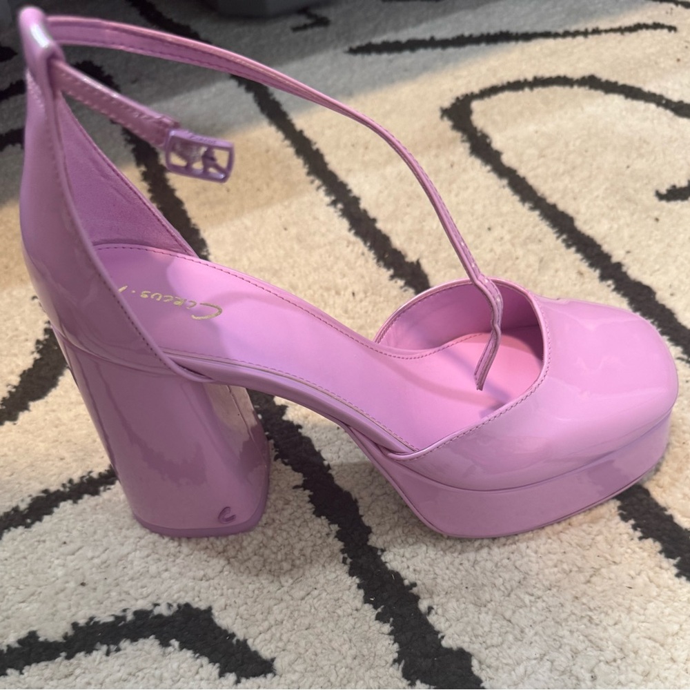 Pink Circus NY Platform Heels